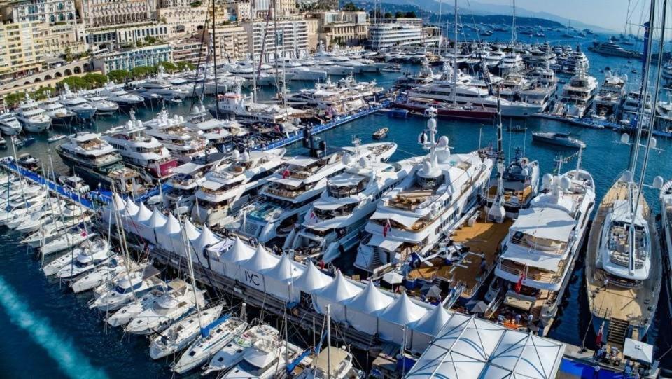 Plein Coeur De Monaco, A 300 Metres A Pied Du Port De Monaco, 4 Pieces Dans Des Escaliers Vue Mer Exceptionnelle Dış mekan fotoğraf